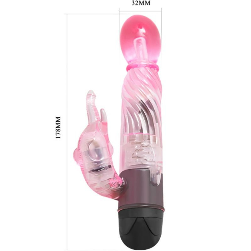 BAILE GIVE YOU A KIND OF LOVER VIBRADOR CON RABBIT ROSA 10 MODOS