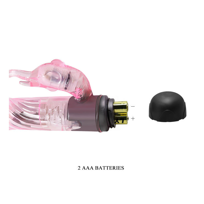 BAILE GIVE YOU A KIND OF LOVER VIBRADOR CON RABBIT ROSA 10 MODOS