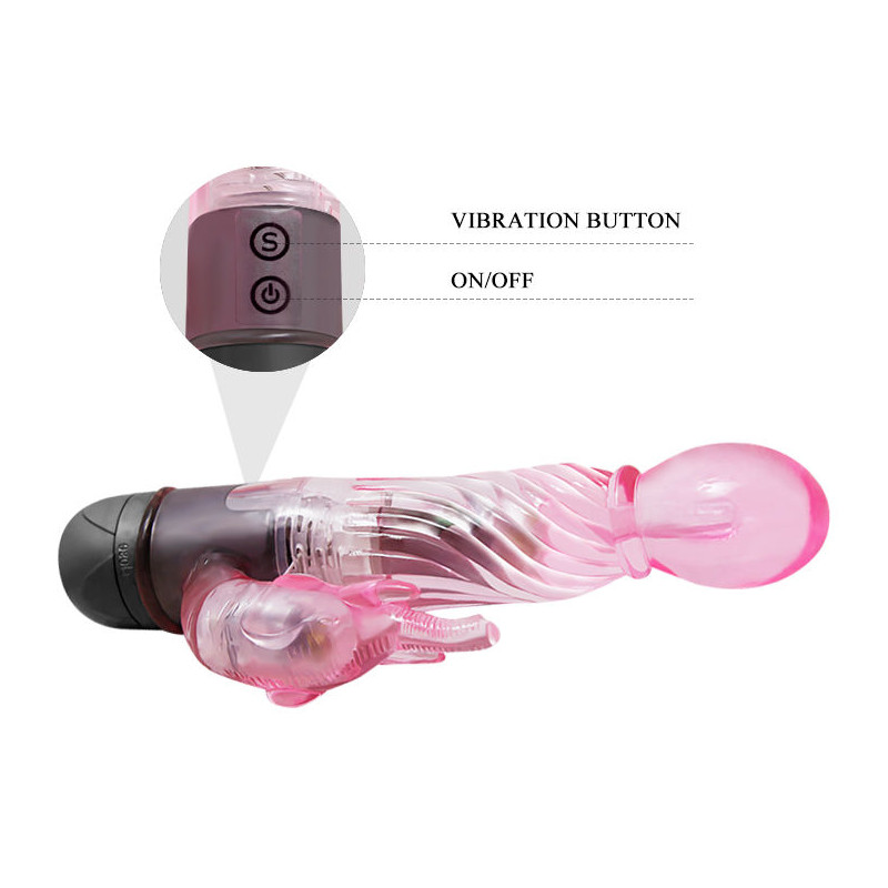 BAILE GIVE YOU A KIND OF LOVER VIBRADOR CON RABBIT ROSA 10 MODOS
