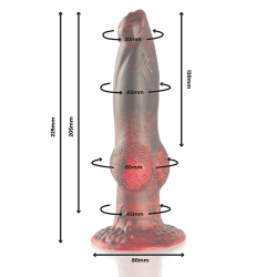 EPIC PROMETHEUS DILDO TITAN EN LLAMAS RECARGABLE CONTROL REMOTO 2