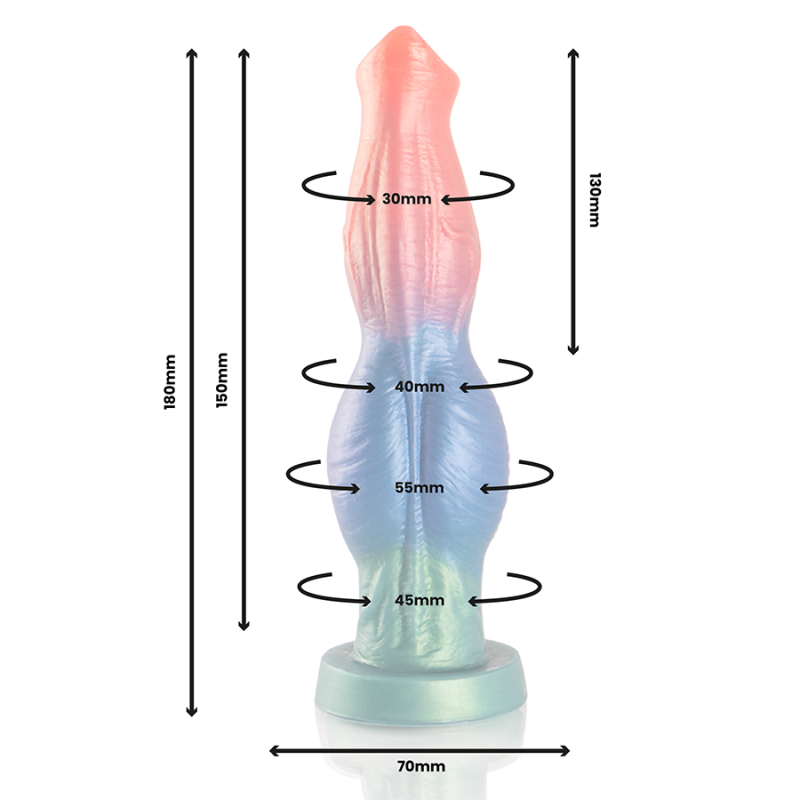 EPIC ARION DILDO SINFONIA DEL PLACER RECARGABLE CONTROL REMOTO