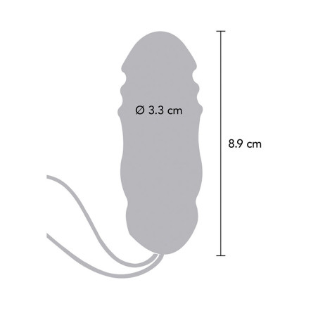 TOYJOY HAPPINESS SUNN SIDE UP AND DOWN VIBRADOR CONTROL REMOTO FUCSIA