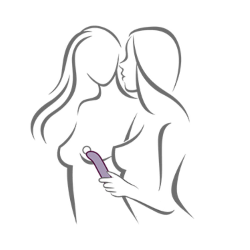 ROCKS OFF CHAIAMO G VIBRADOR G SPOT MORADO