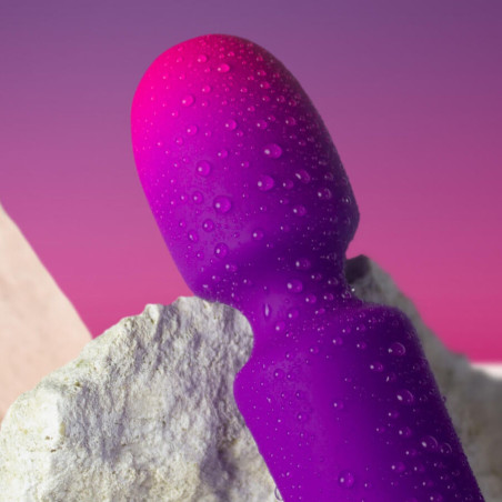 ROCKS OFF GLO GIRL VIBRADOR WAND MINI MORADO