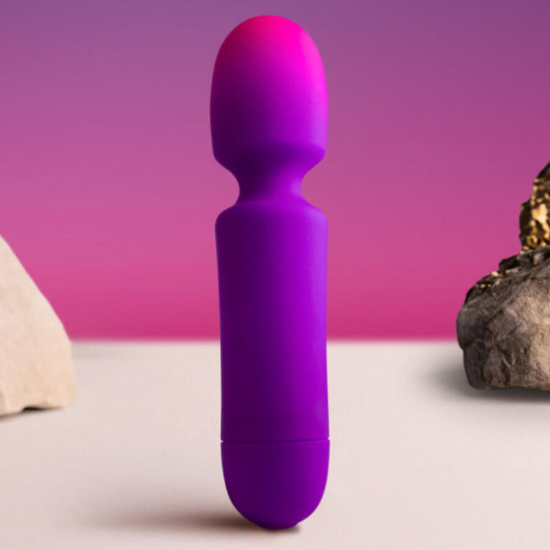 ROCKS OFF GLO GIRL VIBRADOR WAND MINI MORADO