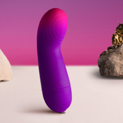 ROCKS OFF GLOW GIRL VIBE VIBRADOR G SPOT DISCRETO MORADO 2