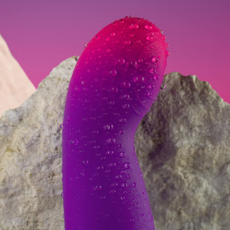 ROCKS OFF GLOW GIRL VIBE VIBRADOR G SPOT DISCRETO MORADO