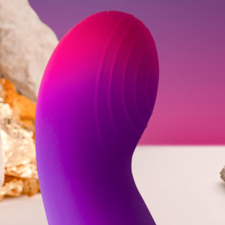 ROCKS OFF GLOW GIRL VIBE VIBRADOR G SPOT DISCRETO MORADO