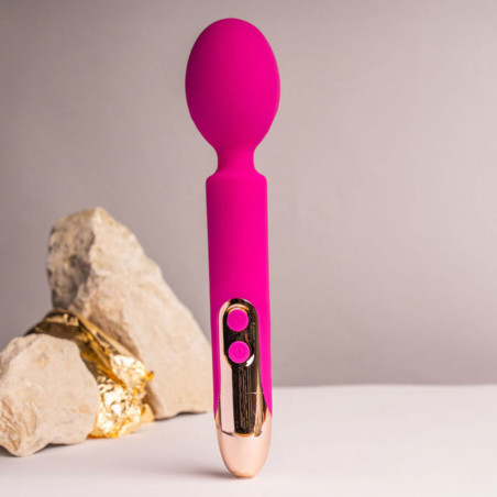 ROCKS OFF ORIEL VIBRADOR WAND FLEXIBLE FUCSIA