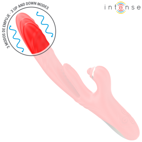 INTENSE ROSALIA VIBRADOR MULTIFUNCION 3 EN 1 ROJO