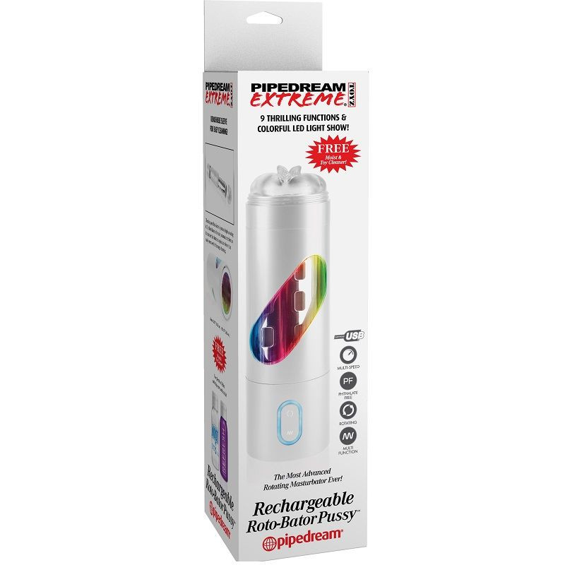 EXTREME TOYZ ROTO BATOR USB MASTURBADOR MASCULINO VAGINA