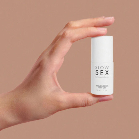 BIJOUX SLOW SEX ACEITE DE MASAJE SEXUAL CON CBD 30 ML