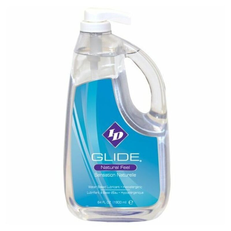 ID GLIDE LUBRICANTE BASE AGUA HIPOALERGENICO NATURAL FEEL 1900 ML