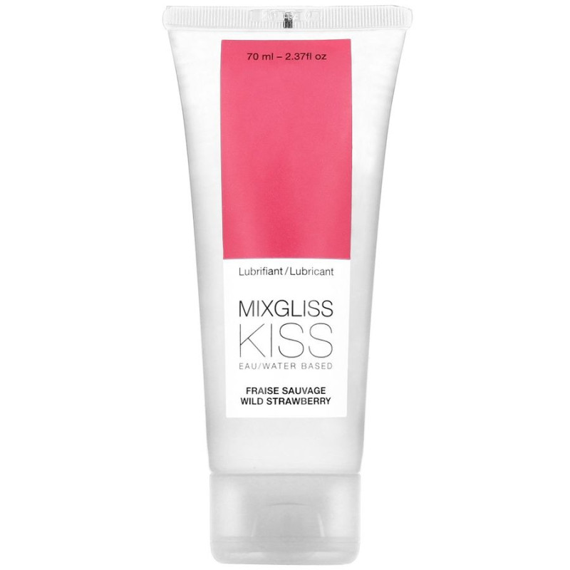 MIXGLISS LUBRICANTE BASE AGUA SABOR A FRESA 70 ML