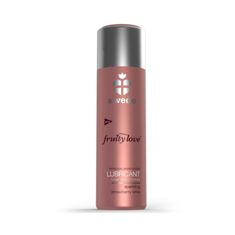 SWEDE FRUITY LOVE LUBRICANTE FRESAS CON CHAMPAGNE 100 ML