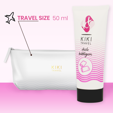 KIKI TRAVEL LUBRICANTE SABOR A CHICLE 50 ML