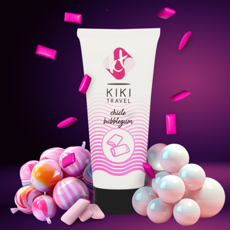 KIKI TRAVEL LUBRICANTE SABOR A CHICLE 50 ML