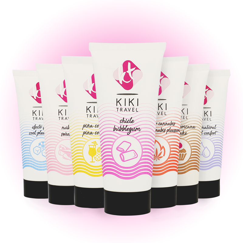 KIKI TRAVEL LUBRICANTE SABOR A CHICLE 50 ML