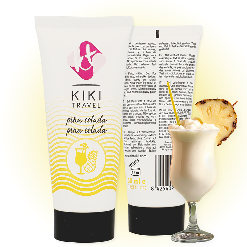 KIKI TRAVEL LUBRICANTE SABOR A PINA COLADA 50 ML