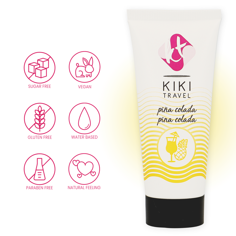 KIKI TRAVEL LUBRICANTE SABOR A PINA COLADA 50 ML