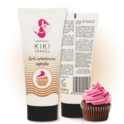 KIKI TRAVEL GEL DESLIZANTE SABOR A TARTA AMERICANA CUPCAKE 50 ML 2
