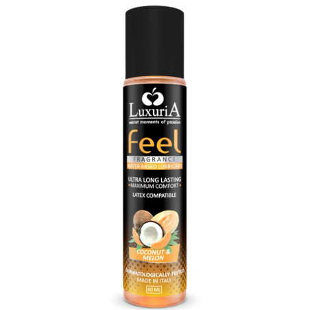 INTIMATELINE LUXURIA FEEL LUBRICANTE BASE AGUA COCO Y MELON 60 ML