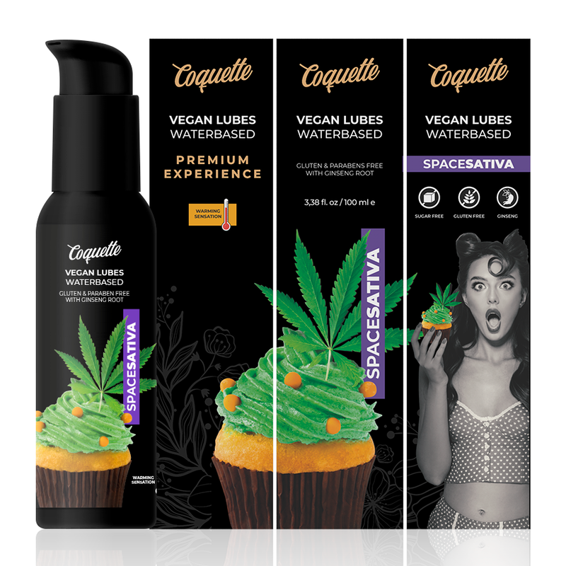 COQUETTE CHIC DESIRE PREMIUM EXPERIENCE LUBRICANTE VEGANO SPACE SATIVA 100 ML