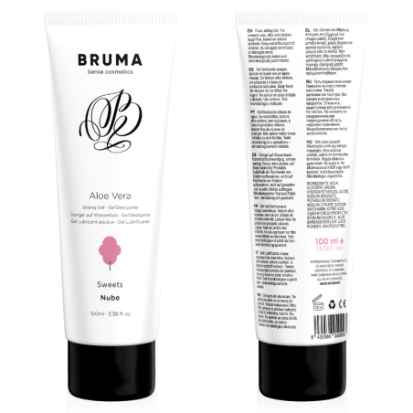 BRUMA GEL DESLIZANTE CON ALOE VERA SABOR A NUBE 100 ML