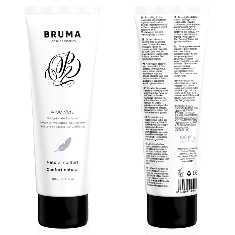 BRUMA GEL DESLIZANTE CON ALOE VERA CONFORT NATURAL 100 ML