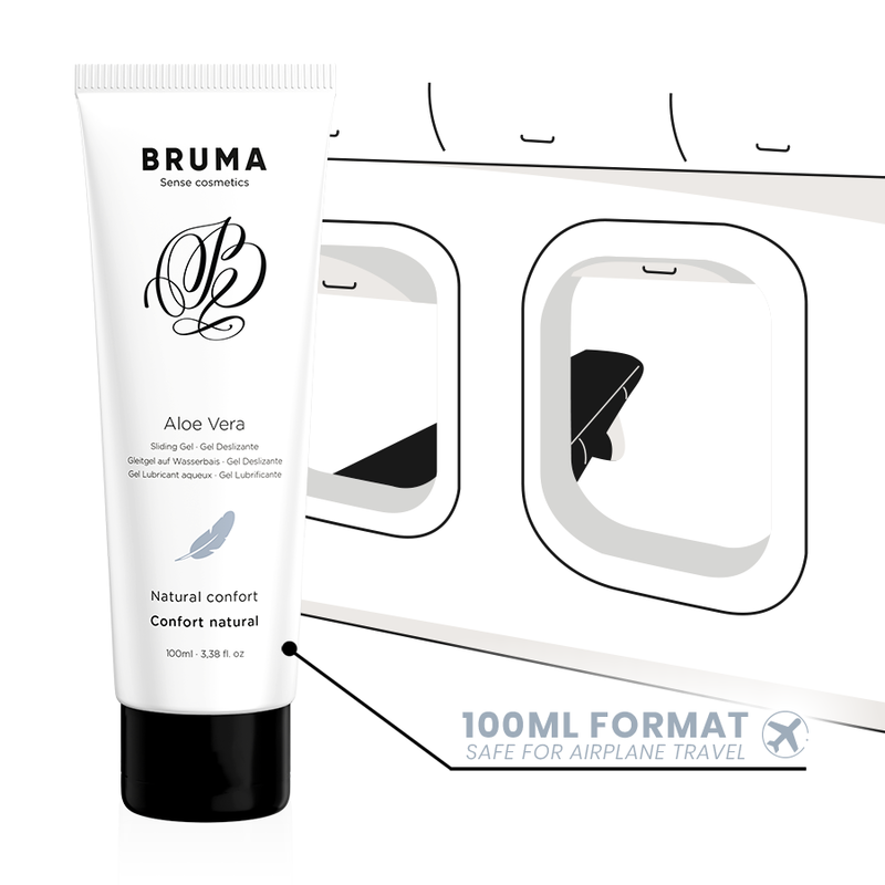 BRUMA GEL DESLIZANTE CON ALOE VERA CONFORT NATURAL 100 ML