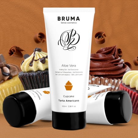 BRUMA GEL DESLIZANTE CON ALOE VERA SABOR A TARTA AMERICANA 100 ML