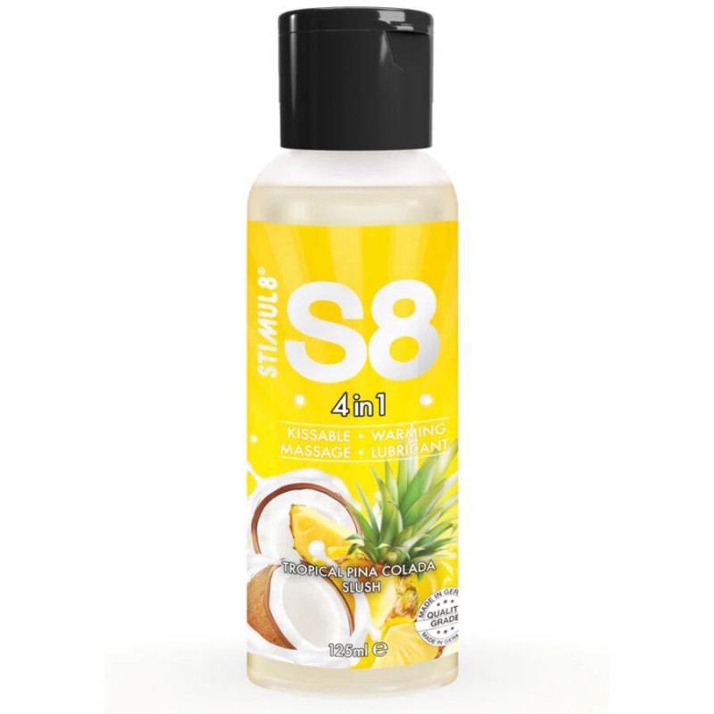 STIMUL8 S8 4 EN 1 LUBRICANTE POSTRE PINA COLADA 125 ML