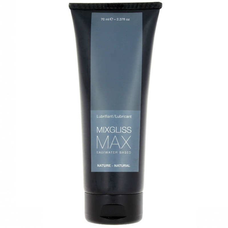 MIXGLISS MAX LUBRICANTE ANAL BASE AGUA NATURAL 70 ML