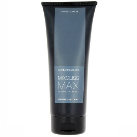MIXGLISS MAX LUBRICANTE ANAL BASE AGUA NATURAL 70 ML