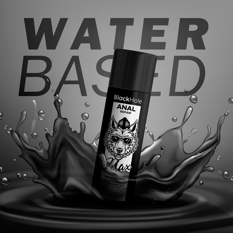 BLACK HOLE ANAL REPAIR BASE AGUA RELAX CON HYALURON 30 ML