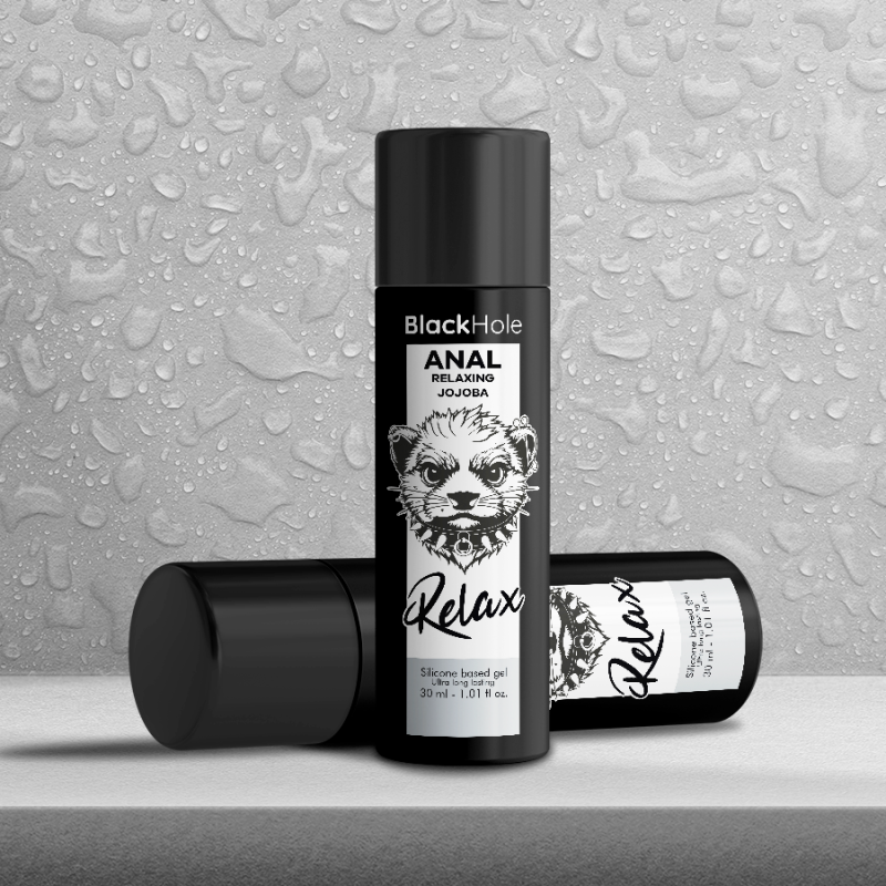 BLACK HOLE ANAL RELAXING CON JOJOBA BASE SILICONA 30 ML