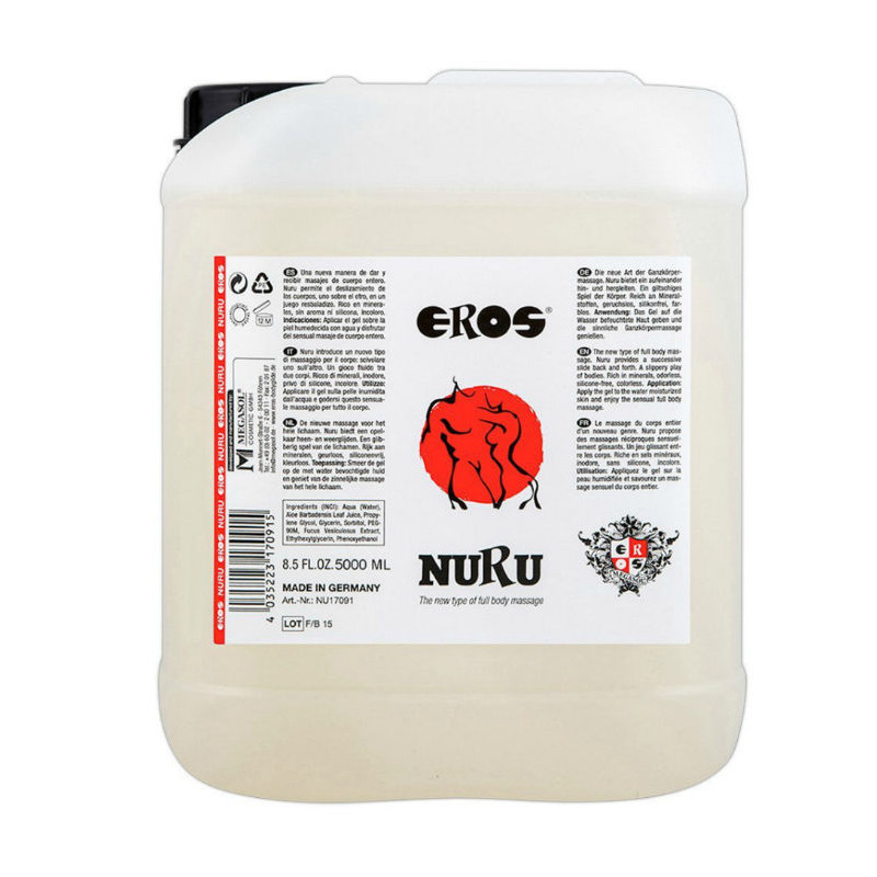 EROS NURU ACEITE MASAJE RICO EN MINERALES 5000 ML