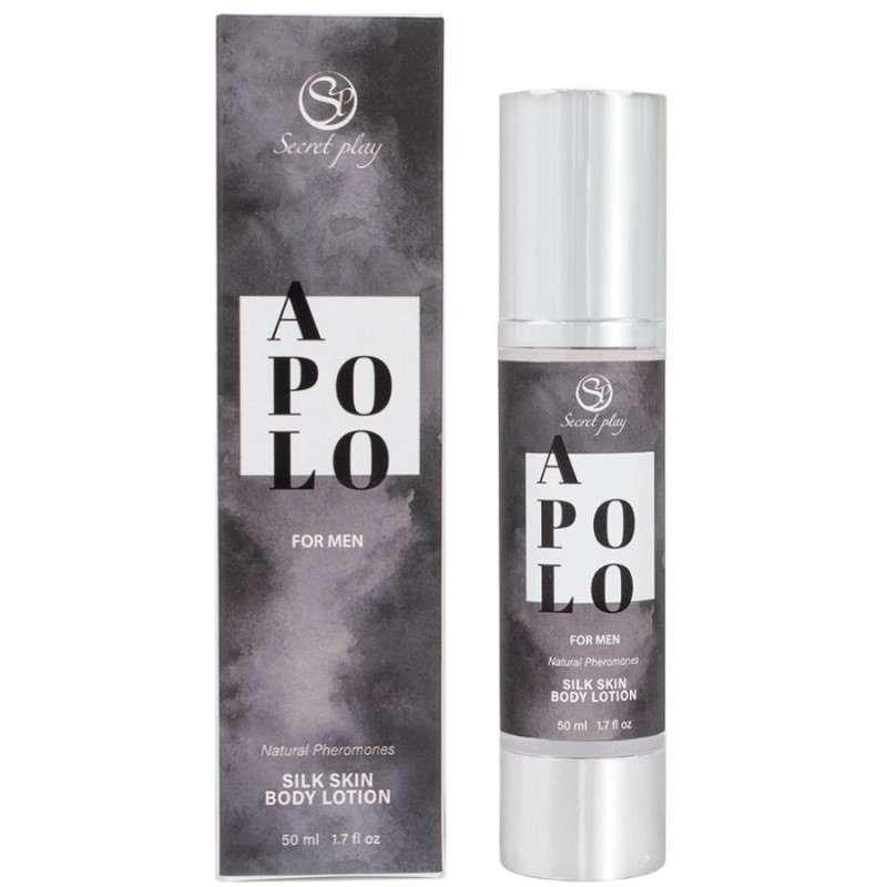 SECRETPLAY APOLO LOCION PIEL DE SEDA PARA HOMBRES 50 ML