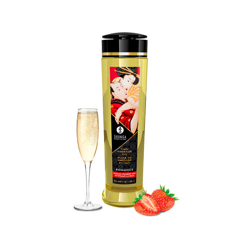 SHUNGA ACEITE DE MASAJE EROTICO ROMANCE 240 ML