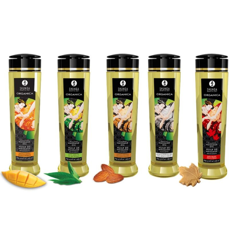 SHUNGA ACEITE DE MASAJE ORGANICO MANGO 240 ML