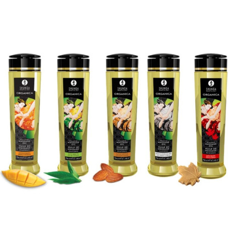 SHUNGA ACEITE DE MASAJE ORGANICO MANGO 240 ML