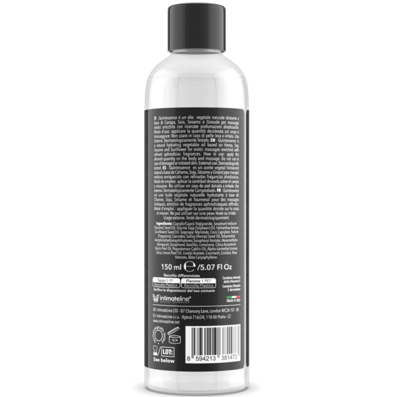 INTIMATELINE LUXURIA ACEITE DE MASAJES BAYA 150 ML