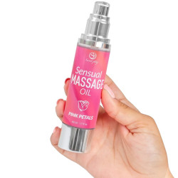 SECRETPLAY ACEITE DE MASAJE PETALOS DE ROSA 2
