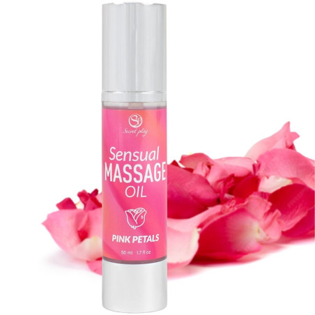 SECRETPLAY ACEITE DE MASAJE PETALOS DE ROSA