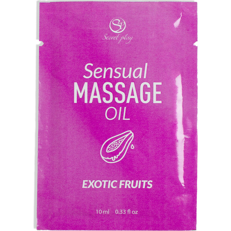SECRETPLAY MONODOSIS ACEITE DE MASAJE FRUTAS EXOTICAS 10 ML