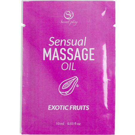 SECRETPLAY MONODOSIS ACEITE DE MASAJE FRUTAS EXOTICAS 10 ML