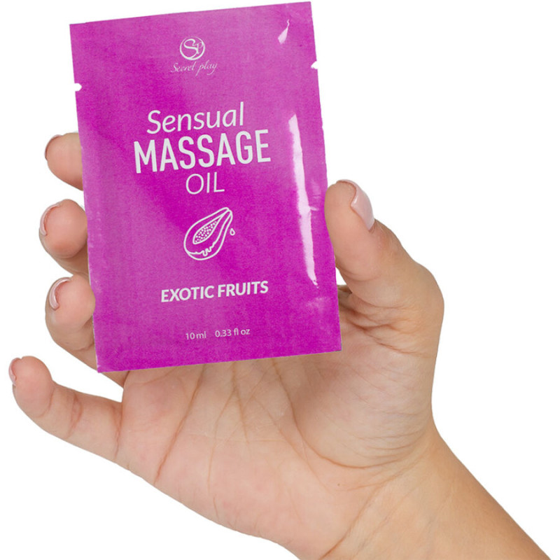 SECRETPLAY MONODOSIS ACEITE DE MASAJE FRUTAS EXOTICAS 10 ML