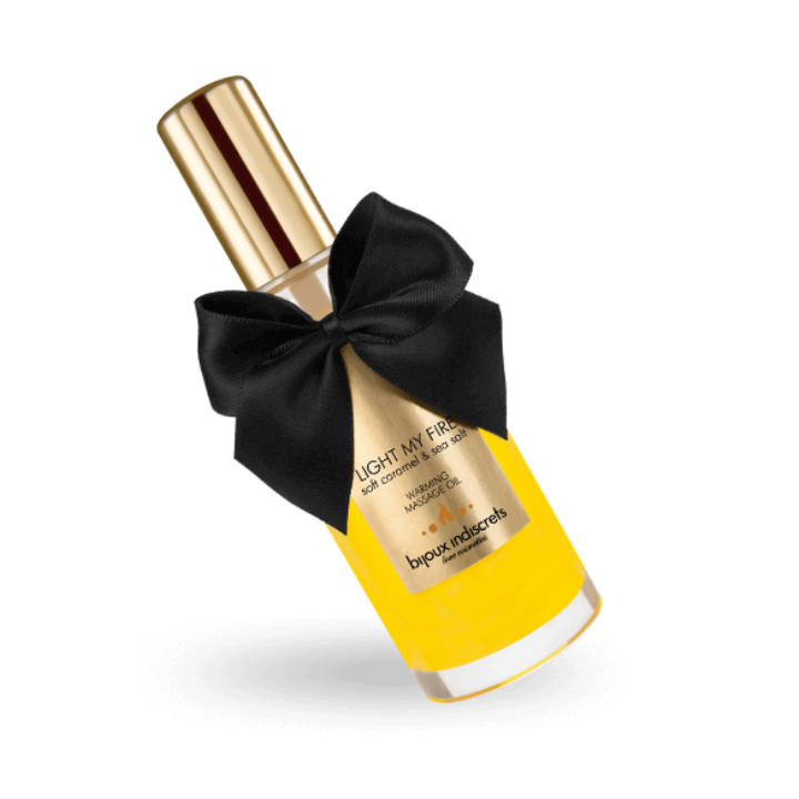 BIJOUX ACEITE MASAJE EFECTO CALOR AROMA CARAMELO