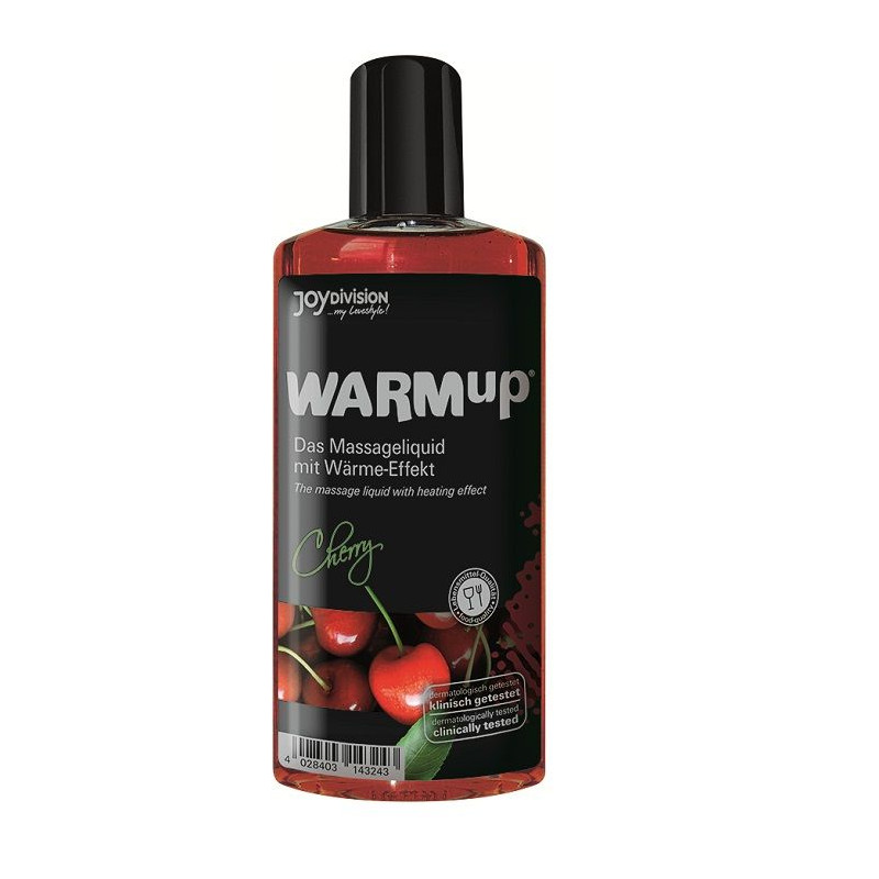 JOYDIVISION WARMUP ACEITE DE MASAJE EFECTO CALOR CEREZA 150ML