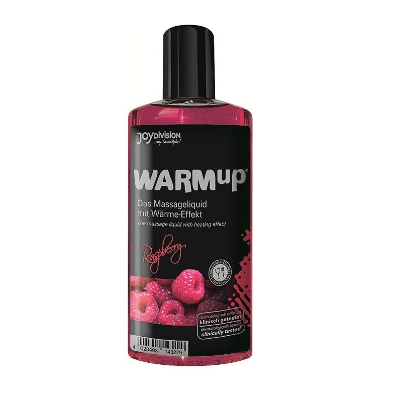 JOYDIVISION WARMUP ACEITE DE MASAJE EFECTO CALOR FRAMBUESA 150ML